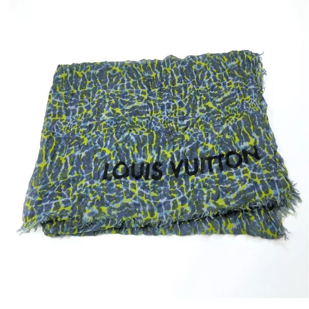 LIMITED EDITION Louis Vuitton Stephen Sprouse Multicolor Camouflage Shawl Wrap